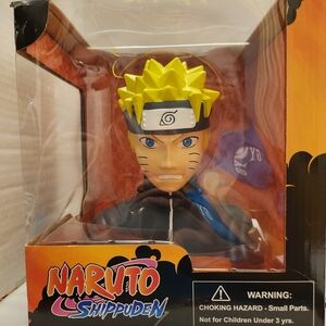 Naruto Shippuden Action Figure - Yellow Hair, Black Outfit